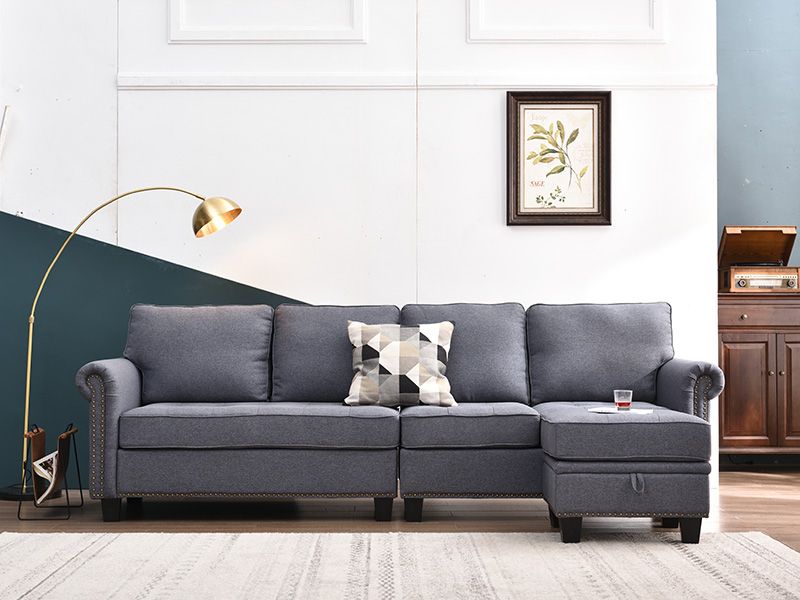 These 6 ways of placing the sofa make the space more spacious